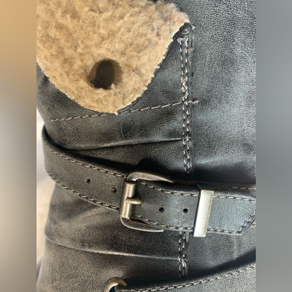 REBELS GREY MOTORCYCLE BOOTS - Picture 5 of 11